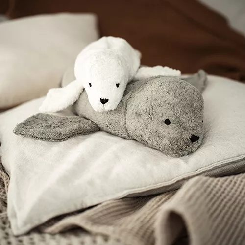 Senger Warmteknuffel Zeehond - Grijs - 63 Cm 5 Senger Warmteknuffel Zeehond - Grijs - 63 Cm - Afbeelding 3